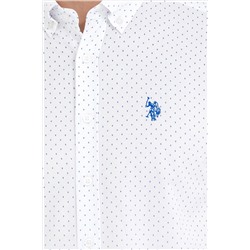 Erkek Saks Uzun Kollu Gömlek