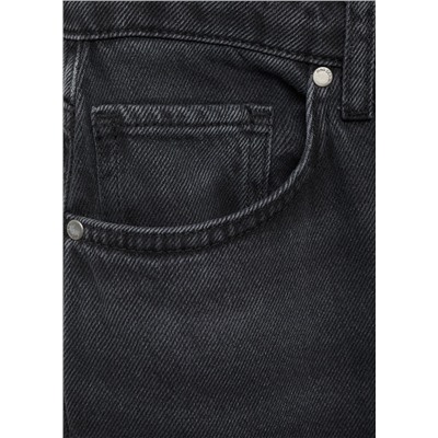 Jeans wide leg tiro alto