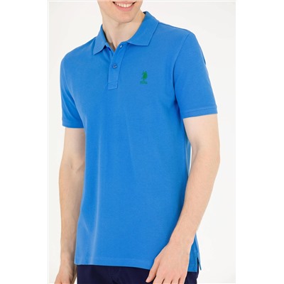 Erkek Saks Basic Polo Yaka Tişört