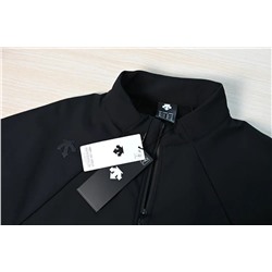 Мужская спортивная куртка из мягкого флиса с воротником-стойкой