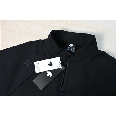 Мужская спортивная куртка из мягкого флиса с воротником-стойкой