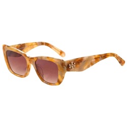 Tory Burch  Women's Brown Cat-Eye Sunglasses