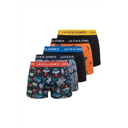 Jack & Jones Erkek Karışık 5'li Boxer Paketi - Tyler