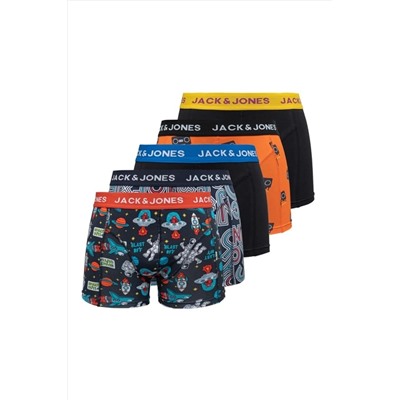 Jack & Jones Erkek Karışık 5'li Boxer Paketi - Tyler