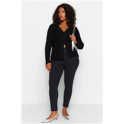 Trendyol Curve Antrasit Yüksek Bel Esnek Skinny Jeans TBBAW24CJ00027