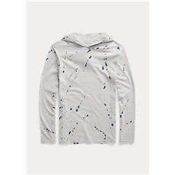 Boys 8-20 Paint-Splatter Hooded Tee