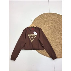 Женский свитшот с вышивкой логотипа бренда ❤️ ГЕС*С