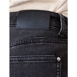 Прямые джинсы из эластичного денима на флисе