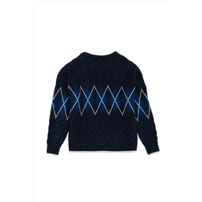 Erkek Çocuk Lacivert Kazak