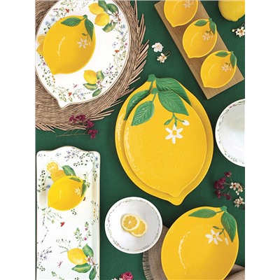 Блюдо, 30x22 см, Лимон