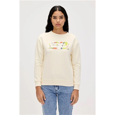 Bad Bear, Re-Carina Beyaz Kadın Sweatshirt
