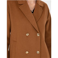 Camel Comfort Fit Kaşe Kaban