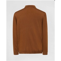 Мужская шерстяная рубашка ZEGN*A с лацканами и длинными рукавами