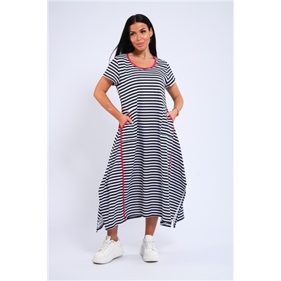 Платье оверсайз с карманами USHI