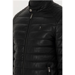 Erkek Siyah Deri Ceket