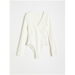 Body Aus Ripp-Jersey