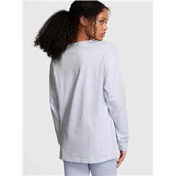 Campus Cotton Bling Long-Sleeve Tee