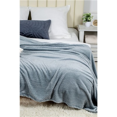 Плед велсофт Bio-Line, мягкий пушистый кубик