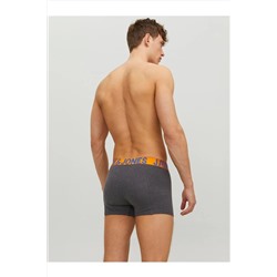 Jack & Jones Erkek 3'lü Renkli Logolu Boxer Paketi