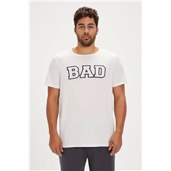 Bad Bear, Keçe Kırık Beyaz Erkek Tişört