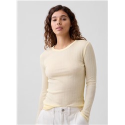 Essential Ribbed Crewneck T-Shirt