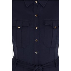 Kadın Lacivert Örme Elbise