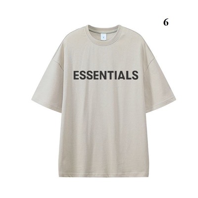 Хлопковая мужская плотная футболка ⚫️ESSENTIA*L