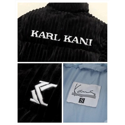 Женская теплая мягкая укороченная плюшевая куртка  Kar*l Kan*i