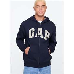 Adult Relaxed Gap Logo Zip Hoodie