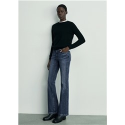 Jeans flare tiro bajo