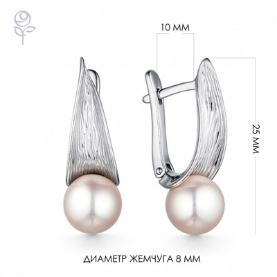 Серьги серебро 52103S1