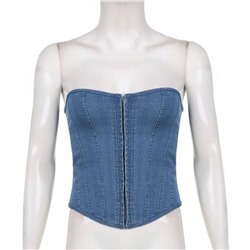 Топ корсет джинсовый  очень классный, качество 🔥