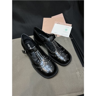 Туфли miu натуральная кожа люкс