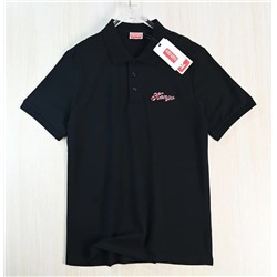 Простая повседневная мужская рубашка-поло из хлопкового пике КЕНЗ*О