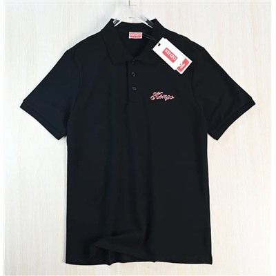 Простая повседневная мужская рубашка-поло из хлопкового пике КЕНЗ*О