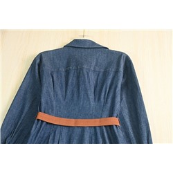 Джинсовое платье средней длины  Экспорт