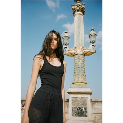 POLKA DOT BALLOON TROUSERS