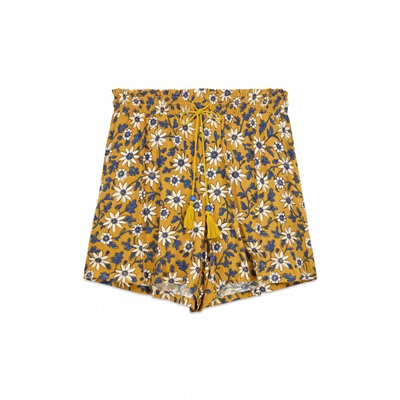 Pantalón corto estampado floral