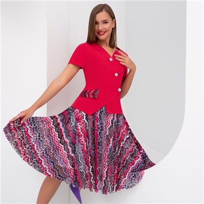 Костюм с юбкой, Жемчужина дизайна (2 в 1, шарм)