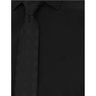 Siyah Slim Fit Uzun Kollu Basic Gömlek