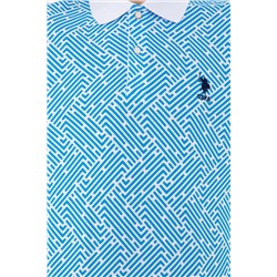 Erkek Kobalt Polo Yaka Tişört