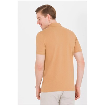 Erkek Camel Basic Polo Yaka Tişört