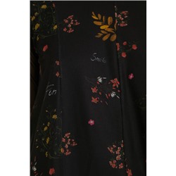 Camiseta flores mangas tul