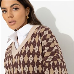 Свитшот свободного кроя, Весьма изящна (caramel)