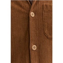 Camisa de terciopelo Marrón