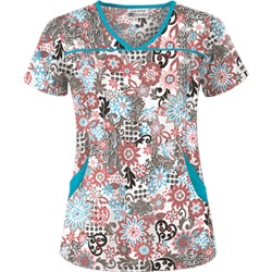 UA Bali Garden White Scrub Top