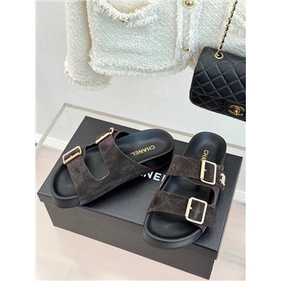 Женские замшевые сабо  ШАНЕ*ЛЬ