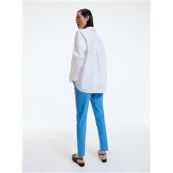 Zigarettenhose mit Bügelkante