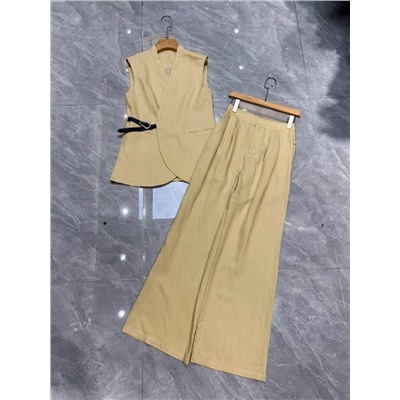 Шикарный льняной костюм 2 цвета