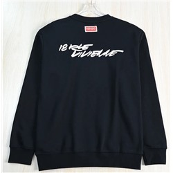 Свитшот с печатным принтом, модель унисекс КЕНЗ*О